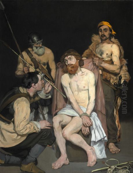 Jesus Mocked by the Soldiers - view 1