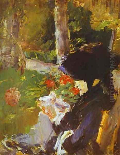 Manet's Mother In The Garden At Bellevue - view 1