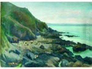 Bord De Mer En Bretagne. by France Leplat