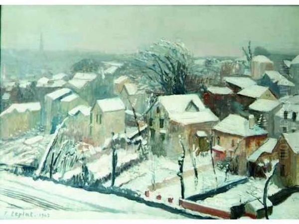Meudon Sous La Neige. - view 1