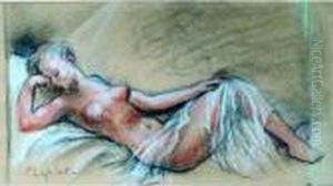Jeune Femme Endormie. by France Leplat