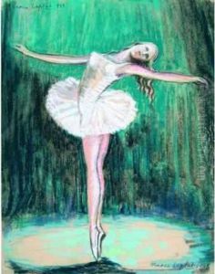 La Danseuse Du Lac Des Cygnes. by France Leplat