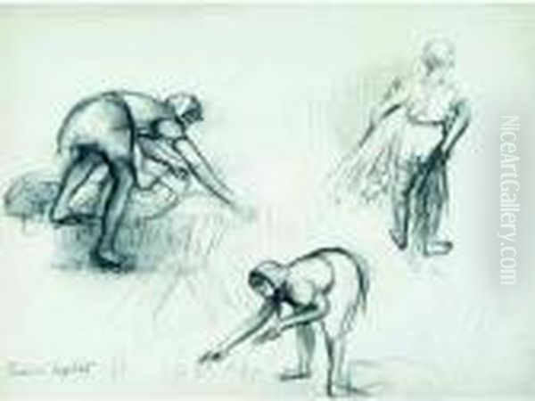 Etude Pour Des Ramasseur Et Ramasseuses Et Ble. - view 1