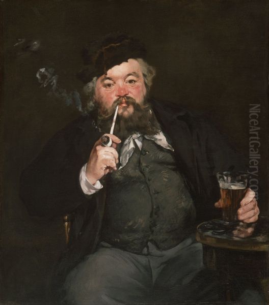 Le Bon Bock (A Good Glass of Beer) (or Study of Émile Bellot) - view 1