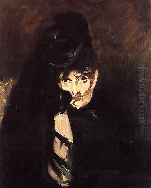 Portrait of Berthe Morisot with Hat, in Mourning - view 1