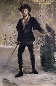 Portrait of Faure as Hamlet