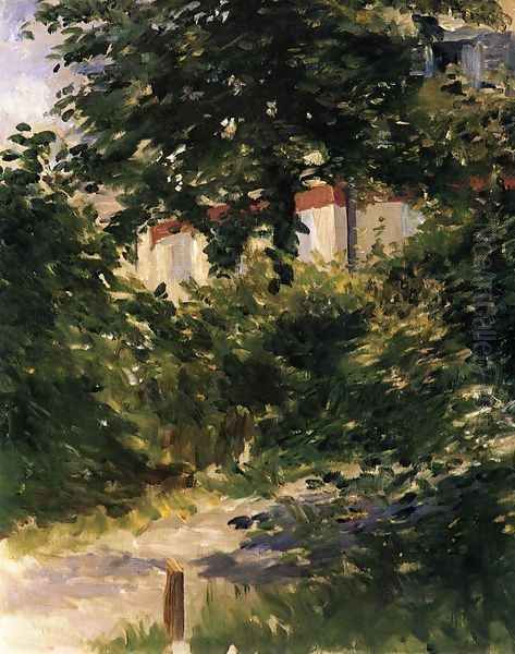 A Path in the Garden at Rueil - view 1