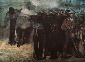 Study for "Execution of the Emperor Maximilian" 1867 by Edouard Manet