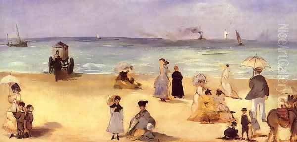 On the Beach at Boulogne - view 1