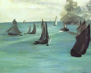 The Beach at Sainte-Adresse 1867