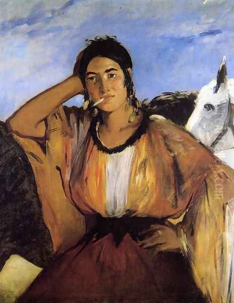 Gypsy with Cigarette - view 1