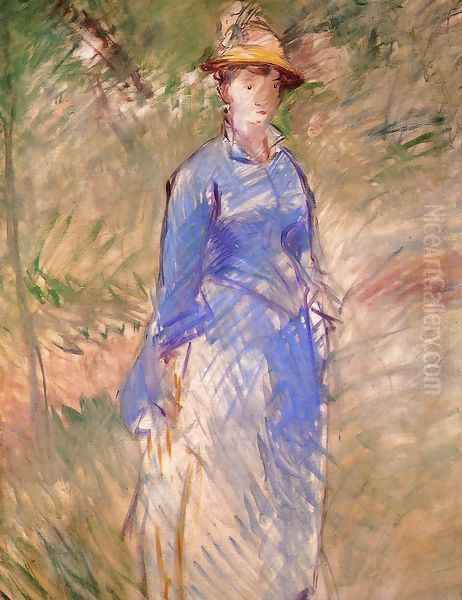 Young Woman in the Garden I - view 1