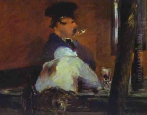 In The Bar Le Bouchon by Edouard Manet
