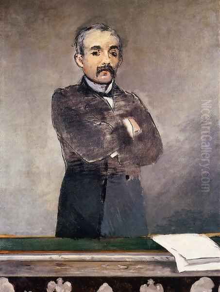 Portrait of Clemenceau at the Tribune - view 1