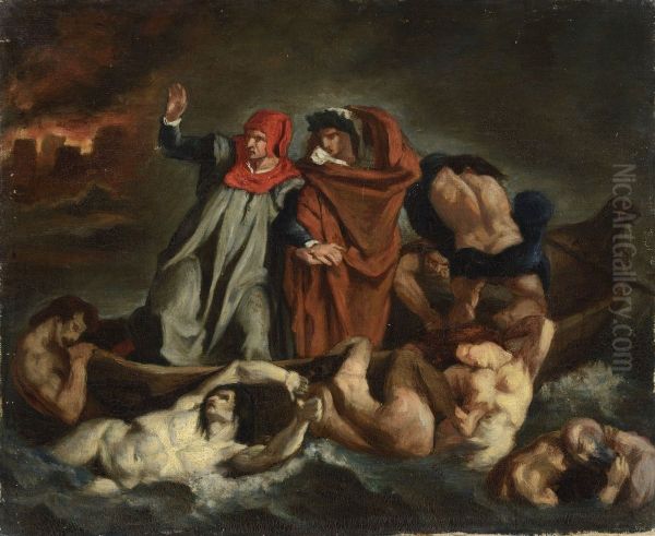 The Barque of Dante (after Delacroix) - view 1