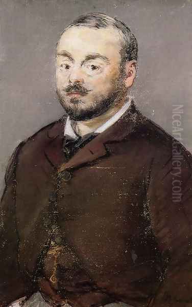 Portrait of the Composer Emmanual Chabrier - view 1