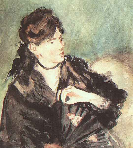 Portrait of Berthe Morisot 1873 - view 1