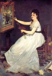 Portrait of Eva Gonzalès by Edouard Manet