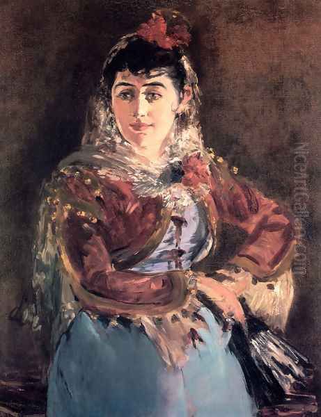 Portrait of Émilie Ambre in the role of Carmen - view 1