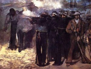 The Execution of the Emperor Maximilian by Edouard Manet