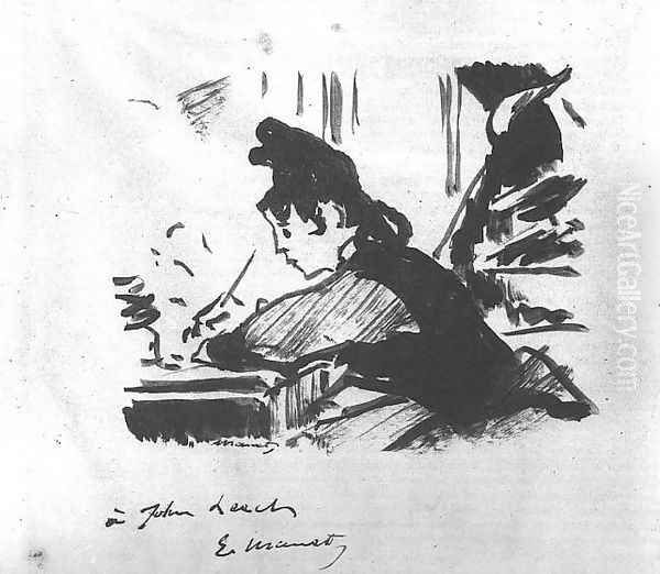 Woman Writing 1862-64 - view 1