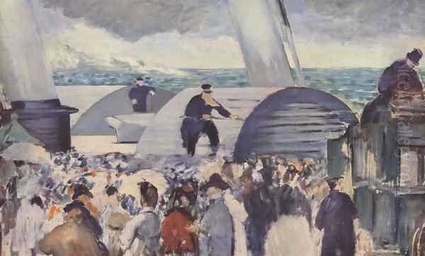 Embarkation after Folkestone - view 1