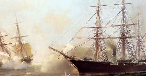 Sea fight - view 1