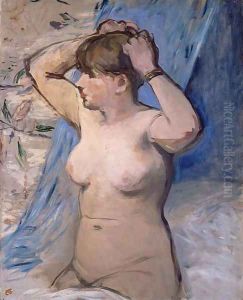 Femme nue se coiffant by Edouard Manet