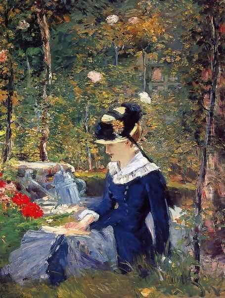 Young Woman in the Garden 1880 - view 1