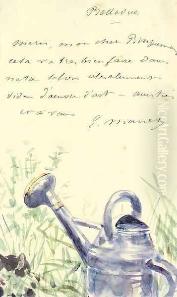 Lettre à Bracquemond (L'arrosoir) - view 1