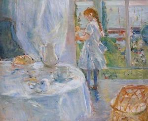Cottage Interior Aka Interior At Jersey by Berthe Morisot