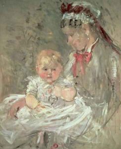 Julie Manet and her Nurse by Berthe Morisot