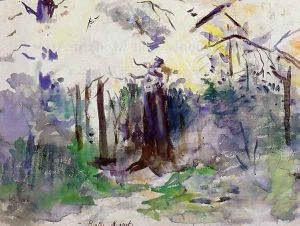 Autumn In The Bois De Boulogne by Berthe Morisot
