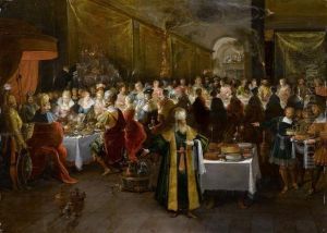 The Feast Of Belsazar by Frans II Francken