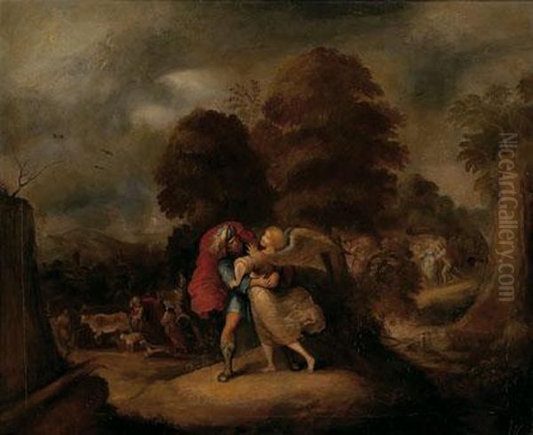 La Lucha De Jacob Con El Angel - view 1