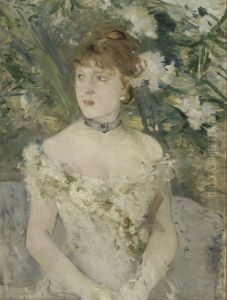 Young girl in a ball gown, 1879