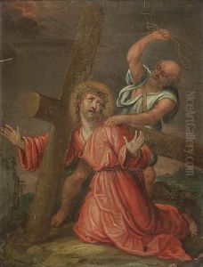 Christ On The Road To Calvary by Frans II Francken