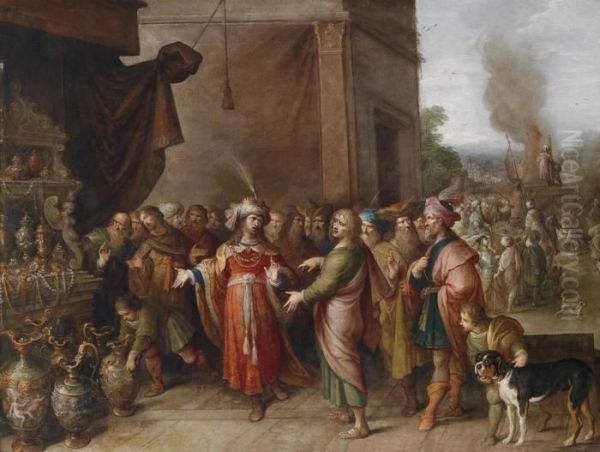Croesusshowing Solon His Riches - view 1