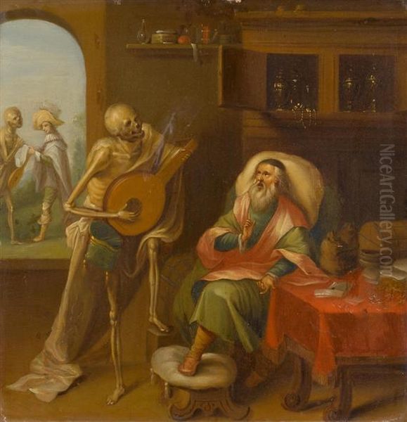 Death Playing Thefiddle - view 1