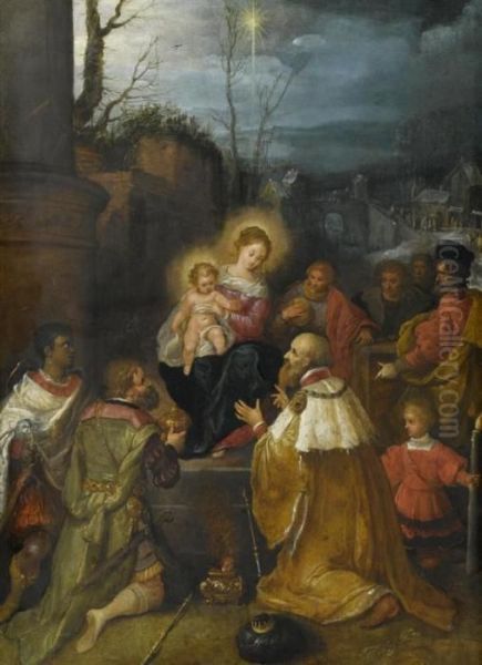 Adoration Of The Three Kings. - view 1
