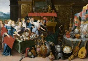 Achilles Amongst The Daughters Of Lykomedes by Frans II Francken