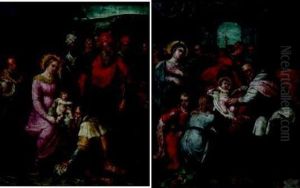 " L'adoration Des Rois Mages " by Frans II Francken