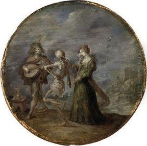 Orpheus And Euridice by Frans II Francken