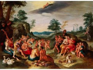 Das Goldene Zeitalter by Frans II Francken
