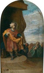 Zugeschrieben Ein Herrscher Wird Von Seinem Volk Besturmt by Frans II Francken