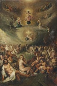 The Day Of Judgement by Frans II Francken