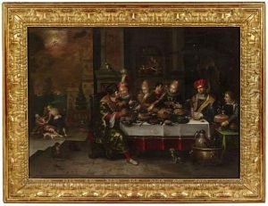 Lazare Et Le Mauvais Riche, Scene De Banquet.