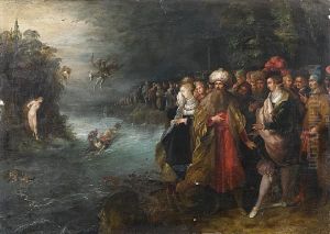 Perseus And Andromeda With Villagers On Theriverbank