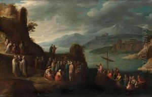 Jesus Predikar Vid Genesarets Sjo