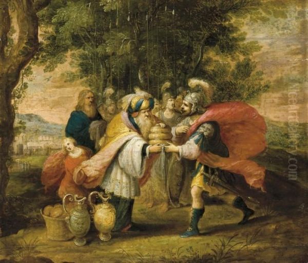 La Rencontre D'abraham Et Melchisedech - view 1